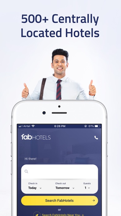 How to cancel & delete FabHotels: Hotel Booking App from iphone & ipad 2