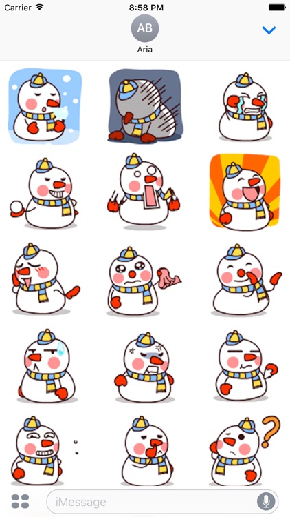 Animated Lonely Snowman