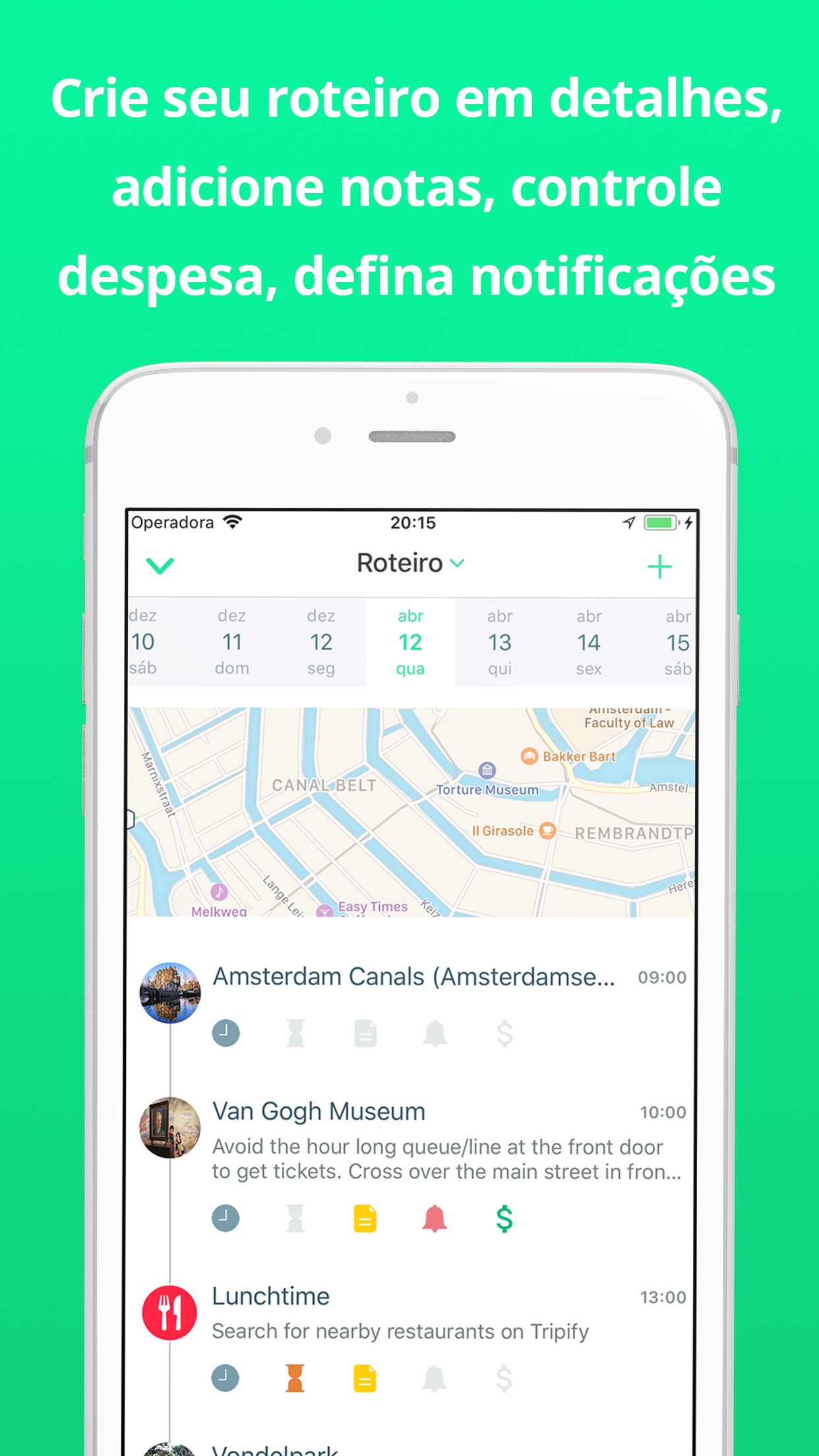 Screenshot do app Tripify - Viaje melhor