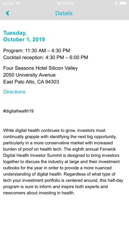 2019 Digital Health Summit