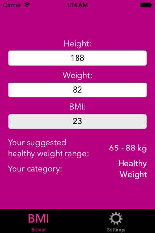Body Mass Index Calculator BMI - náhled