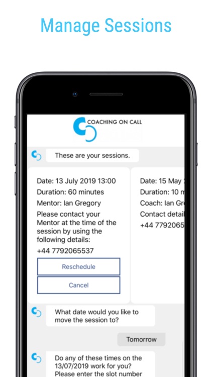 Coaching on Call Chatbot