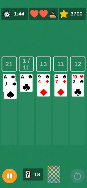 21 Solitaire Battle(圖2)-速報App