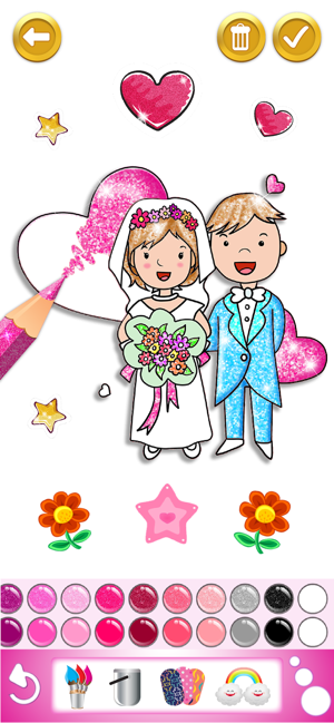 Glitter Dress Coloring Game(圖8)-速報App