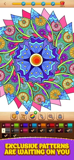 Cross Stitch Coloring Mandala(圖4)-速報App