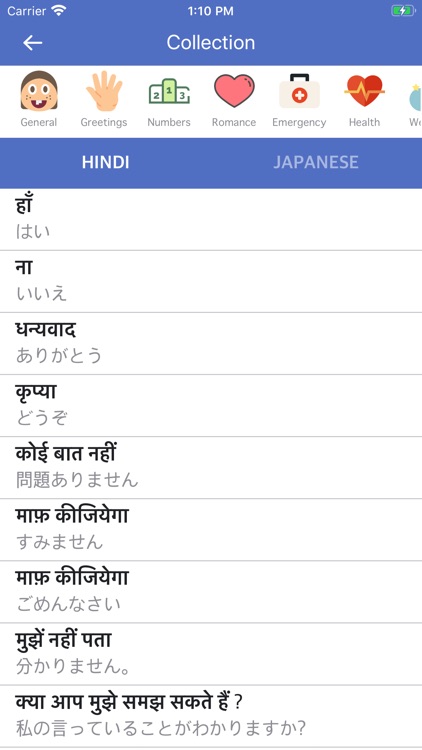 Hindi-Japanese Dictionary