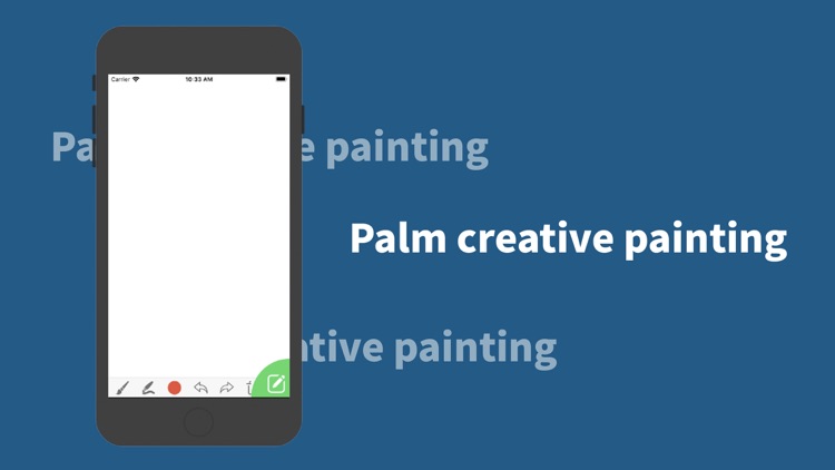 Palm creative painting