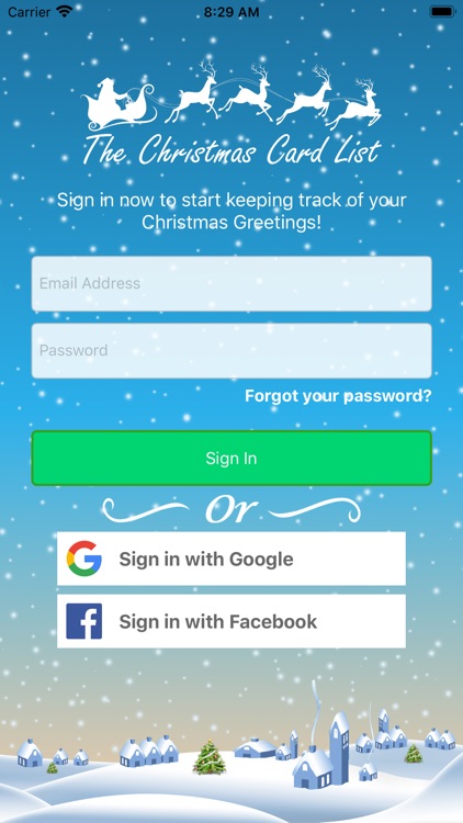 The Christmas Card List