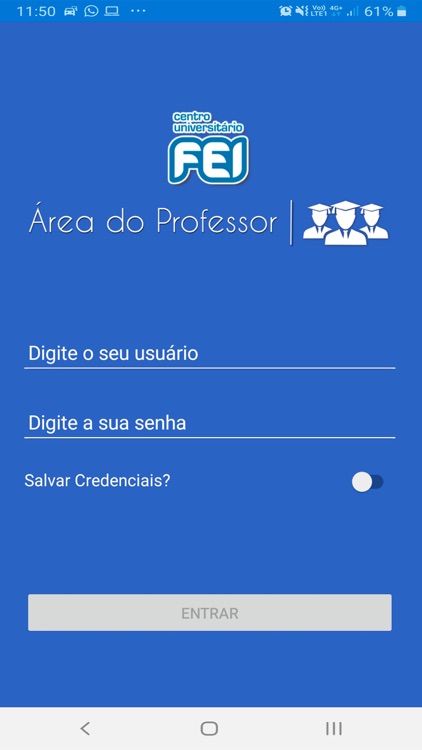 Área do Professor FEI