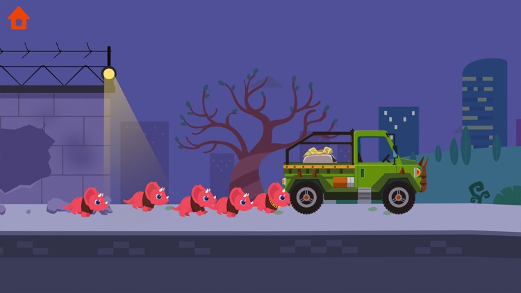 Dinosaur Police Car