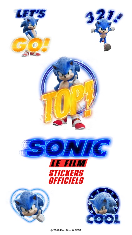 Sonic Le Film - Stickers