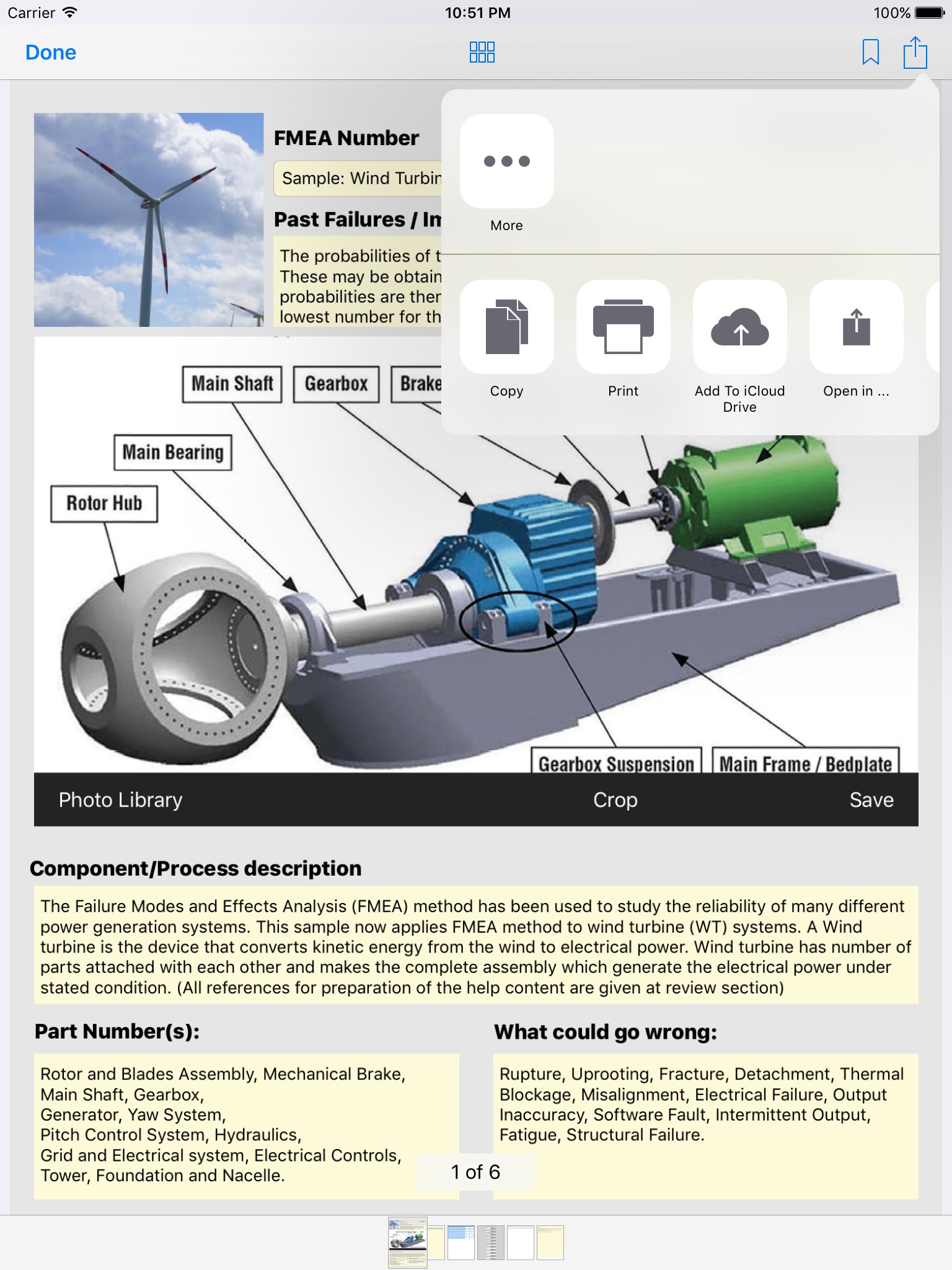 Engineering FMEA screenshot 4