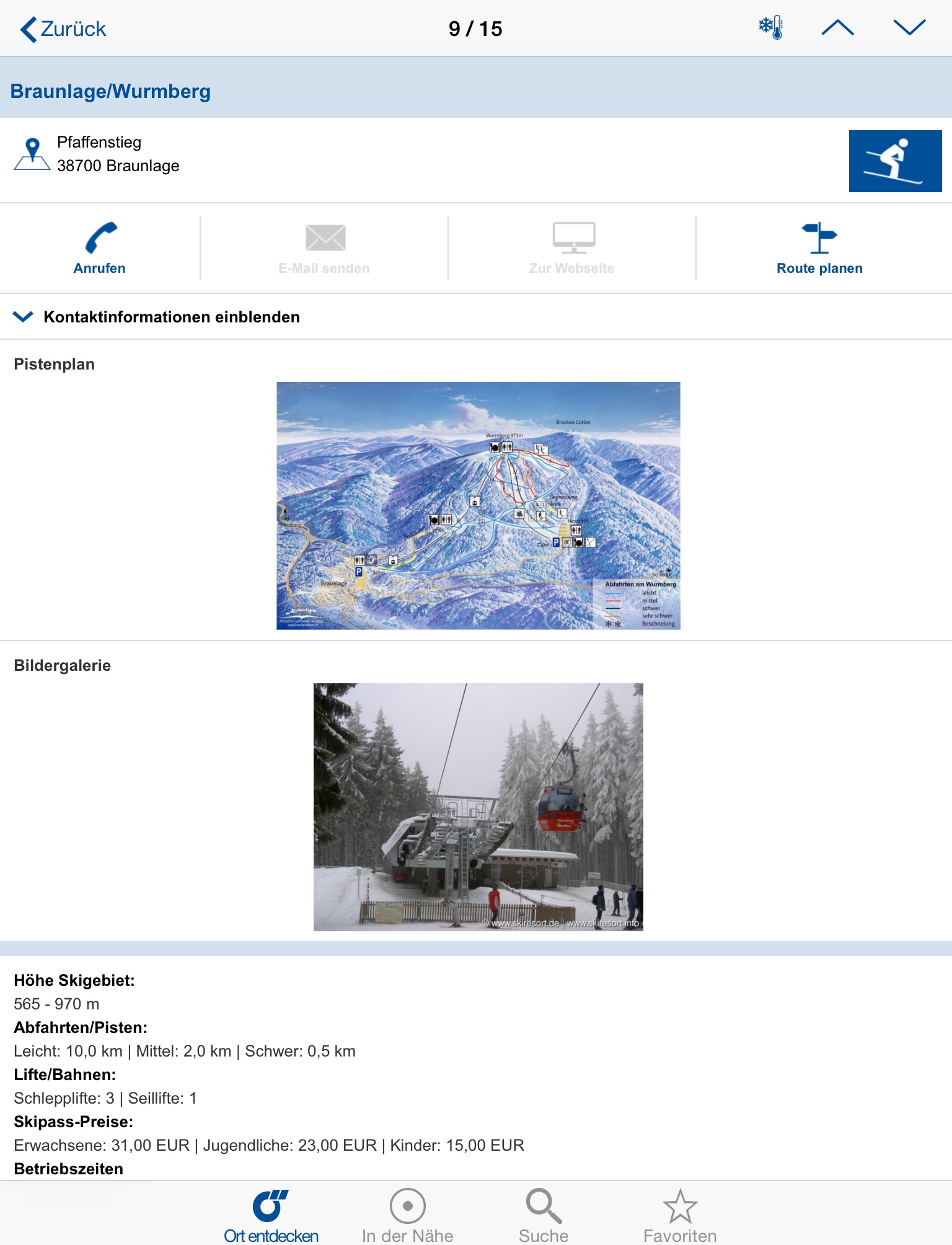 Harz-App von Das Örtliche screenshot 3