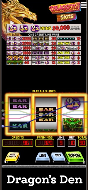 Triple Slots Dragons Den