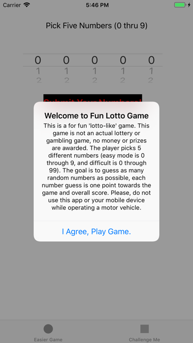 screenshot of Fun Lotto Game 3