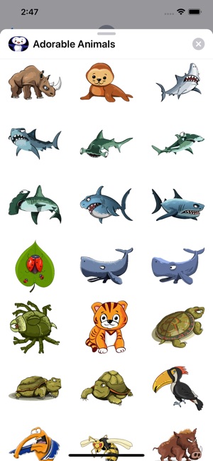 Adorable Animals Stickers(圖5)-速報App