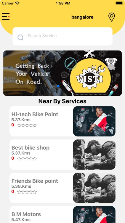 VISTI - Bike Service APP