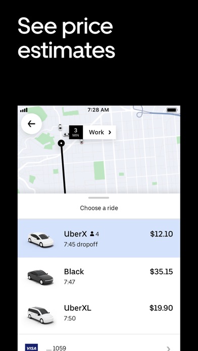 Uber - Request a ride