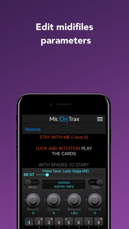 micOnTrax: Audio Midi Player screenshot-5