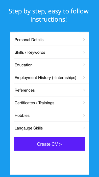 How to cancel & delete CV App - Smart Resume Builder from iphone & ipad 1