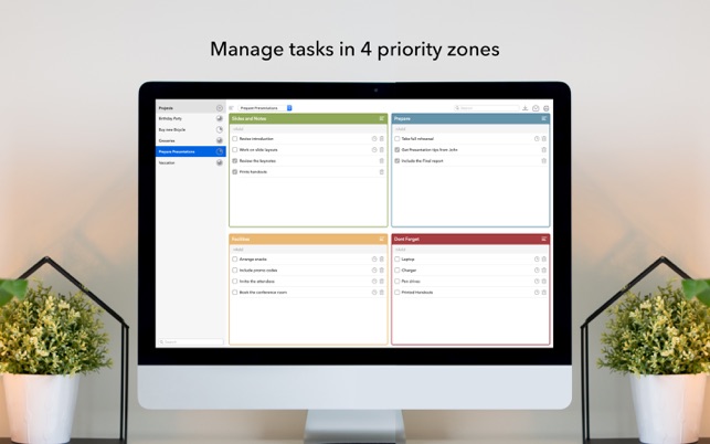 Quadranto - Manage Tasks