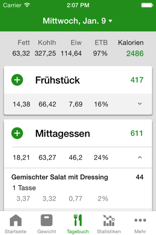 Calorie Counter by FatSecret screenshot 2