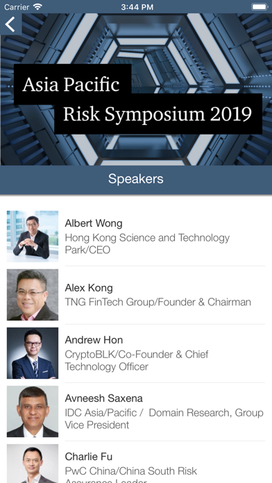 Asia Pacific Risk Symposium screenshot 3