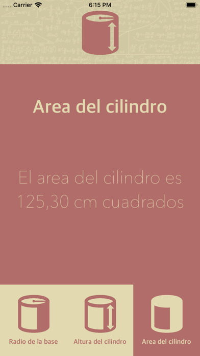 Calcular Superficie Cilindro screenshot 3