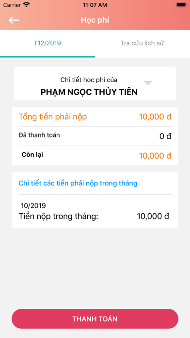 YSchool Phụ Huynh screenshot 3