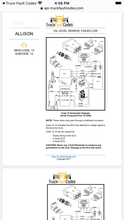 TruckFaultCodes screenshot-4