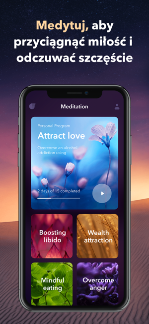 Aplikacja do medytacji w telefonie