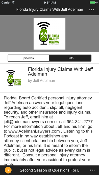 Florida Injury Claims Podcast screenshot 2