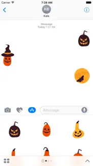halloweenie stickers iphone screenshot 1
