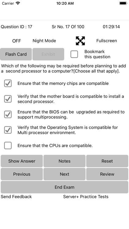 Exam Simulator For Server+