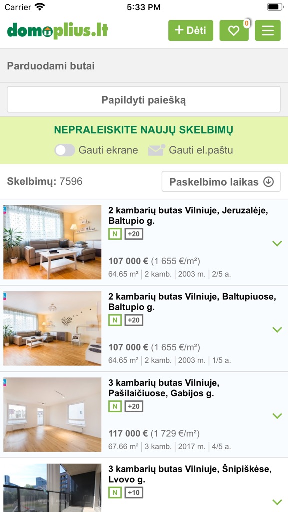 【图】Domoplius.lt(截图2) 【图】Domoplius.lt(截图2)