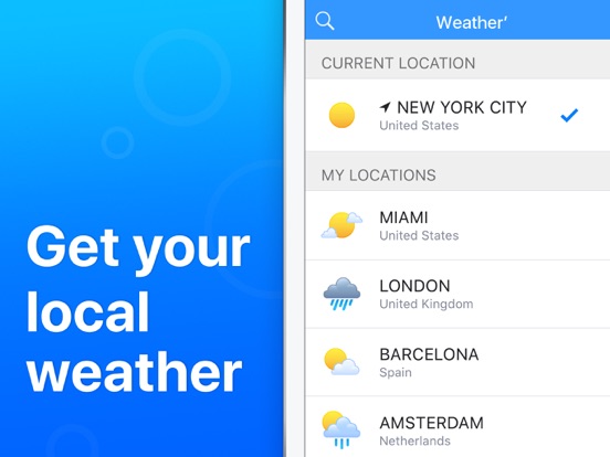 iPad Image of Weather ٞ