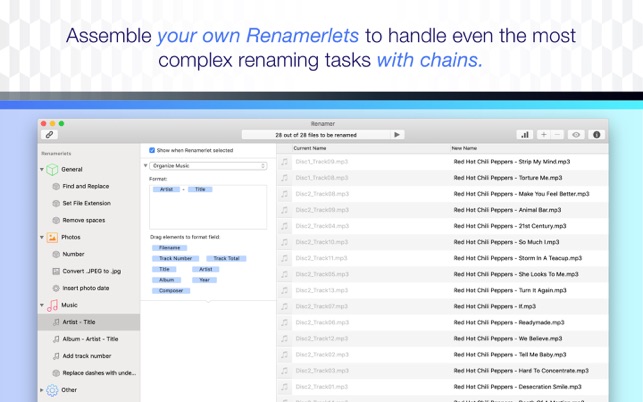 ‎Renamer 6 Screenshot