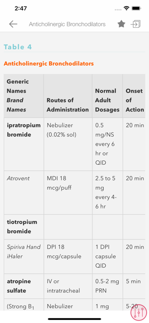 Mosby's Respiratory Care PDQ(圖5)-速報App