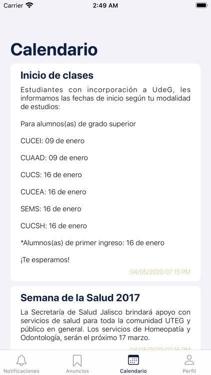 Centro Universitario UTEG screenshot-5