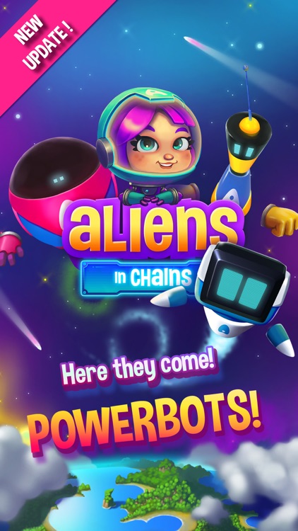 Aliens in Chains Space Puzzle screenshot-4