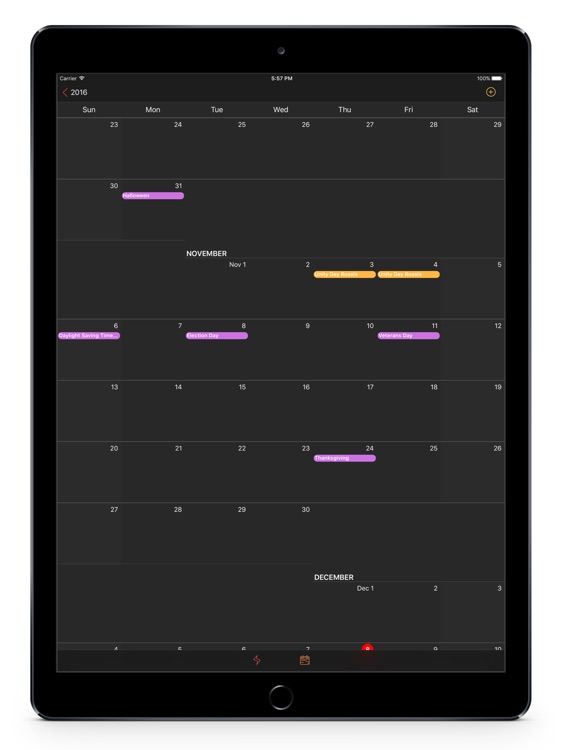 Years calendar screenshot-3