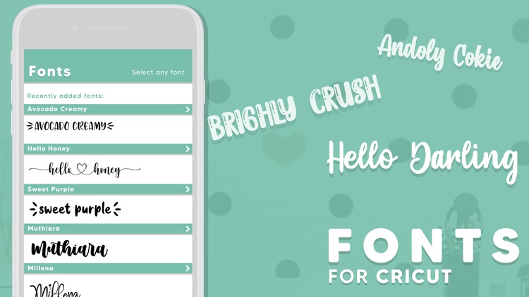 Fonts for Cricut