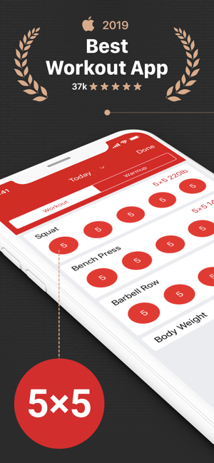 Stronglifts 5x5 Weight Lifting On The App Store