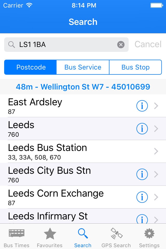 Bus Times - Yorkshire screenshot 4