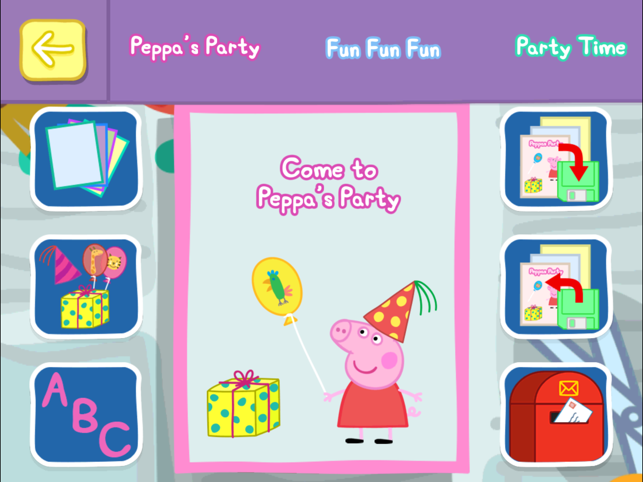 Snímek obrazovky Peppa Pig™: Party Time