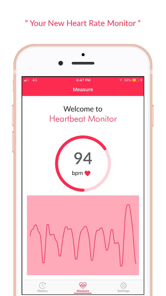 measure heartbeat with iphone