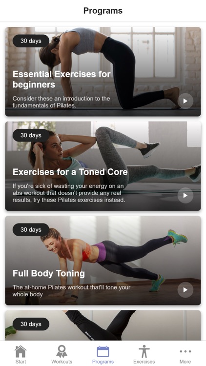 Pilates Exercises - All Levels