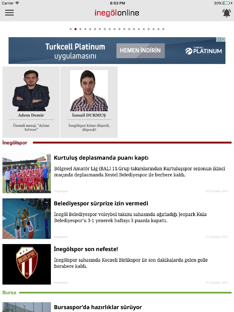 İnegöl Online screenshot 2