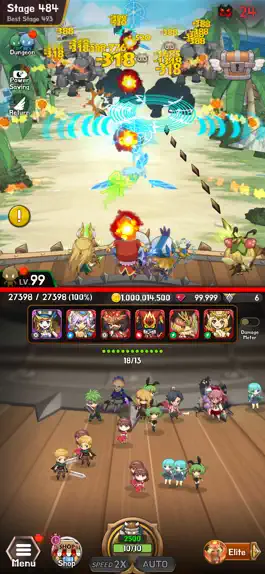 Game screenshot Idle merge heroes apk