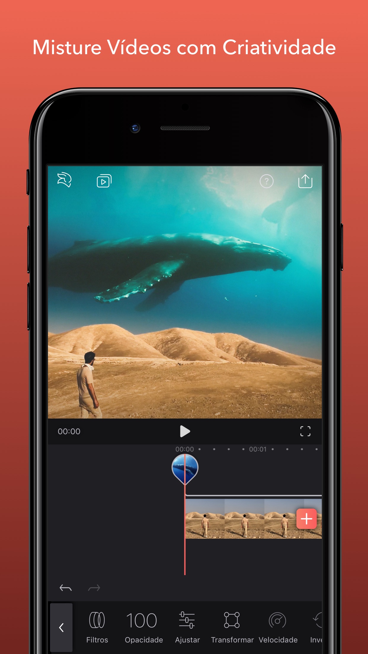 Screenshot do app Videoleap Editar Vídeo